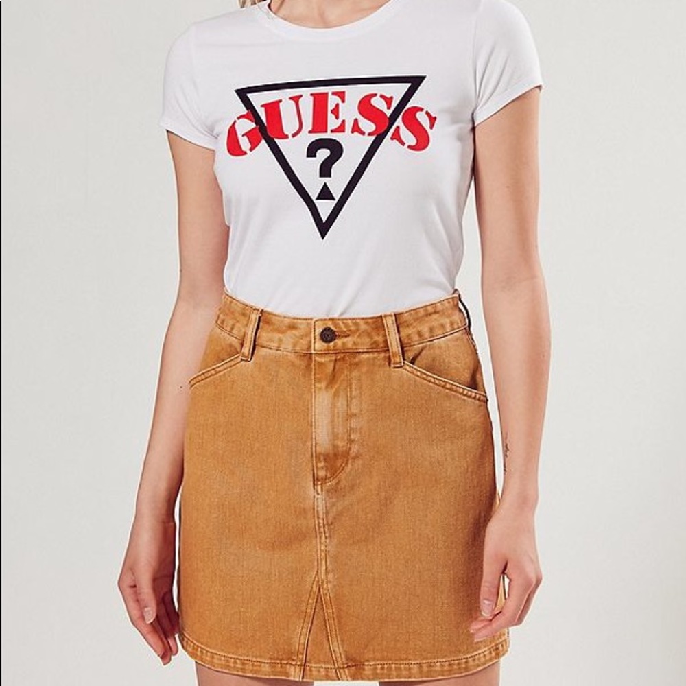 GUESS + UO Twill Mini Skirt